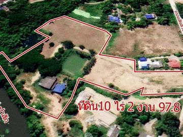 ขายที่ดินริมแม่น้ำลพบุรี ป่าสัก 10-2-97.8 ไร่ ขยายเพิ่มได้อีก 4ไร่ ต.สวนพริก อ.พระนครศรีอยุธยา จ.พระนครศรีอยุธยา