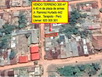 VENDO TERRENO EN LAGUNA AZUL, SAUCE, TARAPOTO, SAN MARTIN 300 m²
