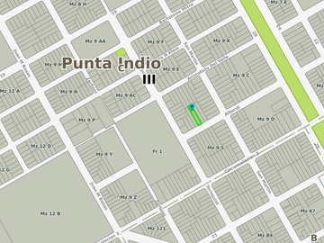 Casa dos dormitorios en calle Alberdi (Verónica, partido de Punta Indio)
