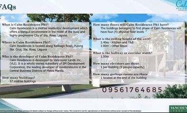 LAST LOWEST PRICE UNIT in Calm Residences