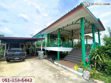 📢House with 1 rai of land, Kum Hak Subdistrict, Nong Khae District