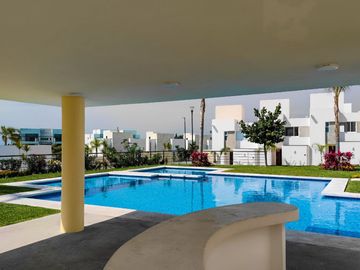 Venta de casas con alberca en Morelos 3 recamaras casa club y laguna acepto CREDITOS