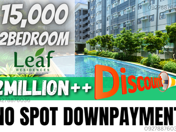 Promo LEAF RESIDENCES 2Bedroom unit Susana Heights Exit by SMDC