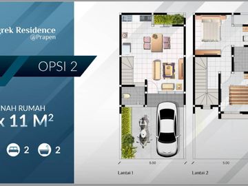Rumah BARU GRESS Saronojiwo Prapen dekat Jemursari modern minimalis MURAH LANGKA