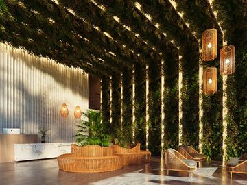 Departamento con casa club, 4 albercas, area para niños, Pet zone, gimnasio, casa club, restaurante, terraza bar, concierge y mas, Playa del Carmen