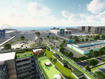 SMDC ICE TOWER - FIRST RESIDENTIAL OFFICE, LOCATED IN MALL OF ASIA  9.5m