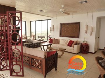 Departamento de Lujo Frente Al Mar de Venta en Playas Villamil, Edificio La Balsilla