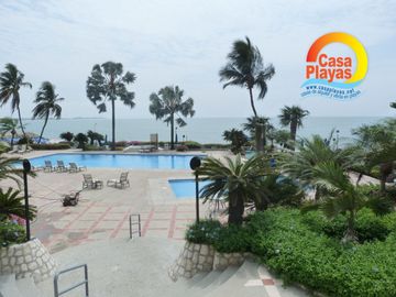 Departamento de Lujo Frente Al Mar de Venta en Playas Villamil, Edificio La Balsilla