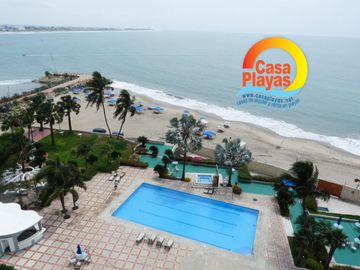 Departamento de Lujo Frente Al Mar de Venta en Playas Villamil, Edificio La Balsilla