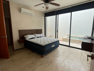 Departamento en RENTA en col. Montes de amé, con piscina propia totalmente amueblado.