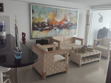 MARAVILLOSO DÚPLEX EN VENTA CON FABULOSA VISTA AL MAR EN PLAYA NORTE – SAN BARTOLO