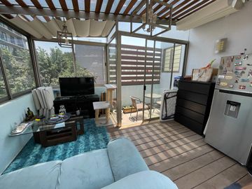 Venta de casa en condominio con Roof Garden privado en Portales Sur, CDMX