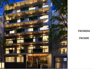 Estudio con terraza privada, alberca, Gimnasio y Area de hamacas,  Zona Centro, venta, Playa del Carmen.