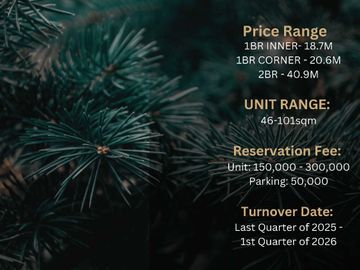 Pre-selling 2BR 101.15 SQM 2BR Condo Unit in Baguio City at BERN by VistaLand