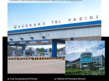 Rumah RPR Bintaro, Murah Mewah Dekat Stasiun Sudimara Toll Parigi di Pondok Aren Tangsel Jual Dijual