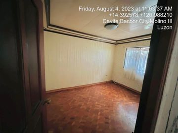 House and Lot for sale in CAMELLA HOMES SPRINGVILLE NORTH, MOLINO, BACOOR, CAVITE