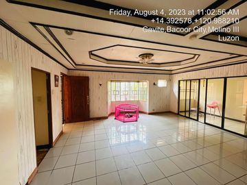 House and Lot for sale in CAMELLA HOMES SPRINGVILLE NORTH, MOLINO, BACOOR, CAVITE