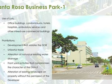 The Newly Listed Commercial Lot for Sale in Santa Rosa Business Park, Laguna