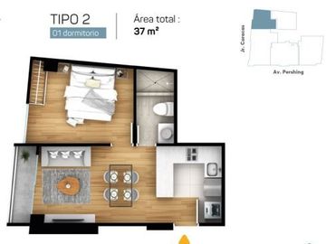 DEPARTAMENTO DE 1 DORMITORIO ENTREGA NOVIEMBRE 2024