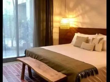 EXCLUSIVO DEPARTAMENTO VENTA COMPLETAMENTE AMUEBLADO COMPLEJO BOHO TULUM QUINTANA ROO