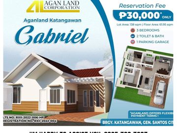 Gabrielle House Unit in Aganland Katangawan General Santos City