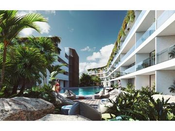 Departamento tipo Loft en venta  en Playacar Playa del Carmen