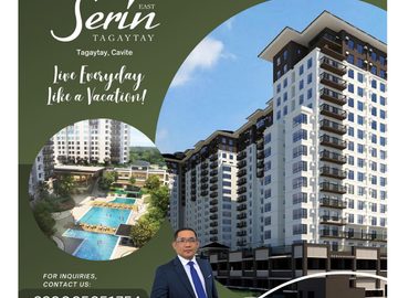 Pre Selling Studio Unit Condo for sale in Tagaytay Just Across Ayala Mall