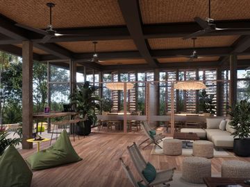 Condo en Residencial con club de playa, golf, alberca en venta Playa del Carmen.