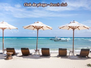 Condo en Residencial con club de playa, golf, alberca en venta Playa del Carmen.
