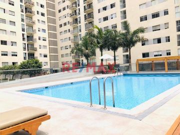ID: 1075966 Vendo Amplio Departamento De 93.30M2 Vista Externa + 1 Cochera En Condominio, Maranga - San Miguel