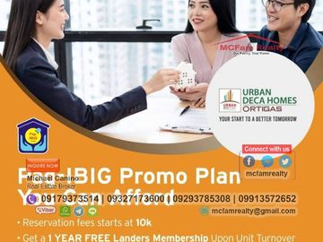 Condominium Near Philippine Normal University Urban Deca Manila Rent to Own thru PAG-IBIG, Bank or In-house