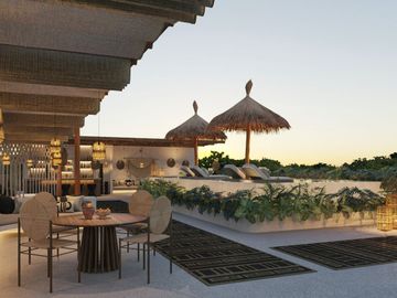 Departamento en Venta De 2 Habitaciones en Tulum Aldea Zama, Ubicado en zona de alta rentabilidad y plusvalia