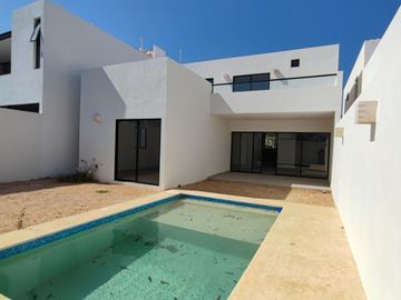 VENTA CASA NUEVA EN FRAC. TAMORA DE 3 RECAMARAS MAS CUARTO DE SERVICIO