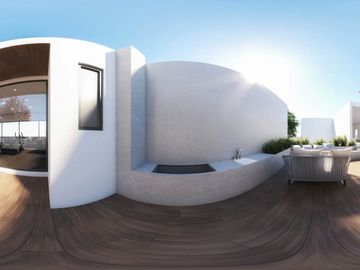 Departamento con terraza, Roof garden y gimnasio, en venta, Benito Juarez, Ciudad de México.