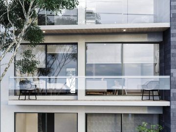 Departamento con terraza, Roof garden y gimnasio, en venta, Benito Juarez, Ciudad de México.