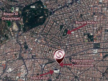 Departamento con terraza, Roof garden y gimnasio, en venta, Benito Juarez, Ciudad de México.