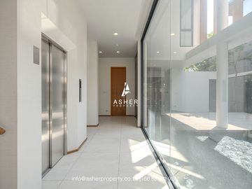5 Bedrooms | 7 Bathrooms | The house surrounds a garden and private swimming pool.
