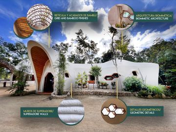 VILLAS DISRUPTIVAS de 1-5 habitaciones on-demand sobre Av. Coba en Tulum