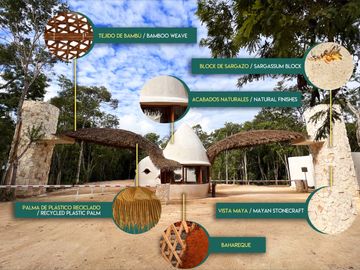 VILLAS DISRUPTIVAS de 1-5 habitaciones on-demand sobre Av. Coba en Tulum