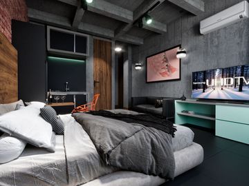 Suites tipo Hotelero, Ryo 74 B Proyecto Hotelero Suites 20 y 25 m2 ubicado en Medellin, excelente sector
