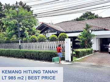 For Sale Rumah MURAH Hitung Tanah Di Jl Benda Raya Kemang Jakarta Selatan