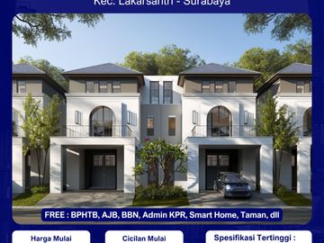 Rumah Mansion Nine Lakarsantri Surabaya Timur Bisa Cicilan Harga Murah dkt Manukan Citraland