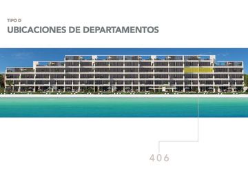 Departamento en venta en Merida VISTA AL MAR