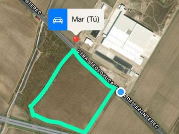 22 Hectáreas En Venta Sobre Carr Villa De Tezontepec Hidalgo Colinda Con Arco Norte