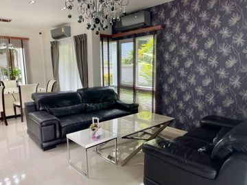 Luxurious house for sale in the Serene Lake project, Chiang Mai, Siwalee village of the Lank & House project