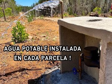 Parcelas agrado Parral, precordillera Digua, agua potable instalada y luz