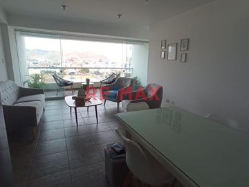 Duplex En Venta - 2 Balcones - Terraza - Vista Parcial Del Mar - San Bartolo