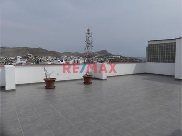 Duplex En Venta - 2 Balcones - Terraza - Vista Parcial Del Mar - San Bartolo