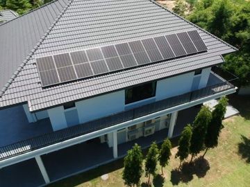 2 storey detached house sale 22MB, with tenant 100KB,440 sqWa., 5 bedrooms, 6 bathrooms, swimming pool, near Mae Jo Municipality, San Sai District, Ch