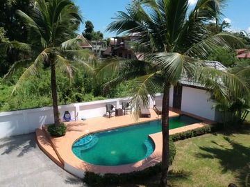 2 storey detached house sale 22MB, with tenant 100KB,440 sqWa., 5 bedrooms, 6 bathrooms, swimming pool, near Mae Jo Municipality, San Sai District, Ch
